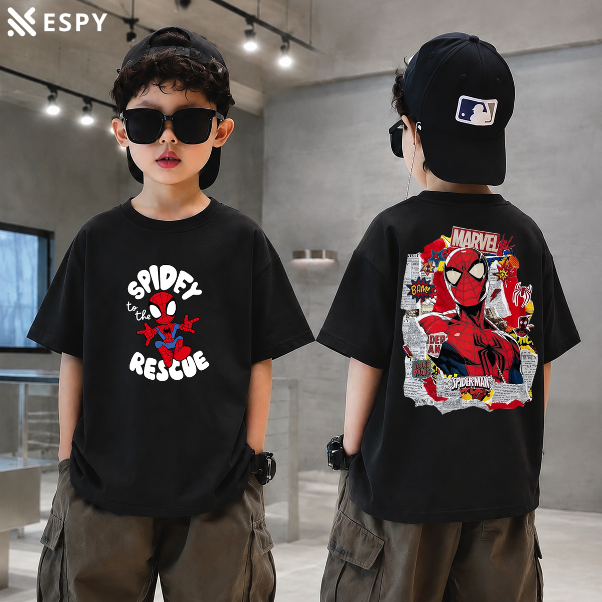 Trendy Kids Drop Shoulder T-Shirt – Premium Quality
