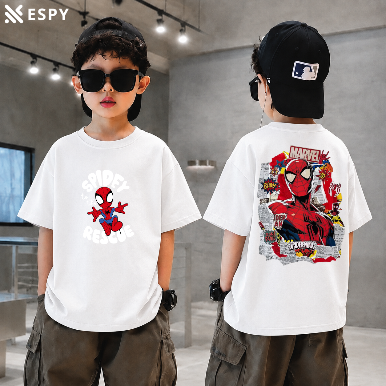 Trendy Kids Drop Shoulder T-Shirt – Premium Quality