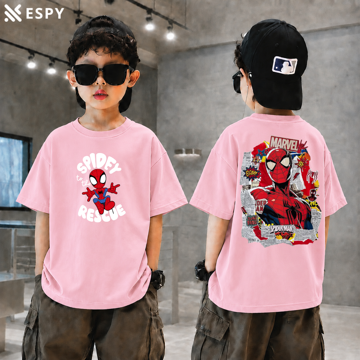 Trendy Kids Drop Shoulder T-Shirt – Premium Quality