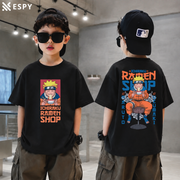 Trendy Kids Ramen Anime Drop Shoulder T-Shirt