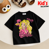 Kids Girls Barbie Drop Shoulder T-Shirt