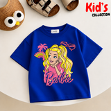 Kids Girls Barbie Drop Shoulder T-Shirt