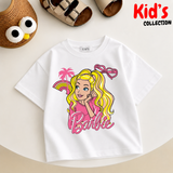 Kids Girls Barbie Drop Shoulder T-Shirt
