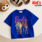Kids Girls Barbie Drop Shoulder T-Shirt