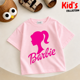 Kids Girls Barbie Drop Shoulder T-Shirt