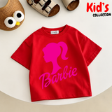 Kids Girls Barbie Drop Shoulder T-Shirt
