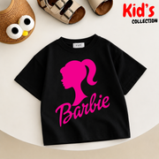 Kids Girls Barbie Drop Shoulder T-Shirt