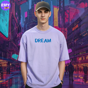 Buy Men's Black Graphic Printed Oversized T-shirt