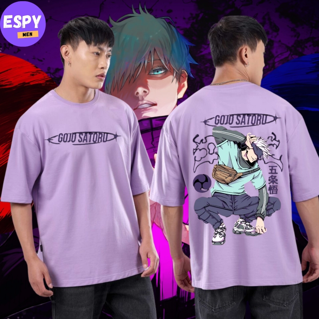 EspyBD Satoru Gojo Oversized Fit T Shirt EspyBD ANIME gojo men OVERSIZED