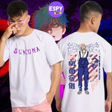 EspyBD Sakuna Oversized T shirt EspyBD ANIME best selling gojo JUJUTSU KAISEN men OVERSIZED