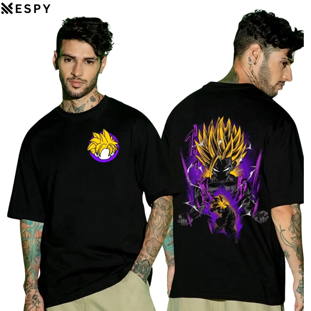 EspyBD Goku Oversized T shirt EspyBD ANIME best selling DRAGON BALL men OVERSIZED