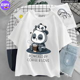 Kawaii - Oversized Printed White T shirt