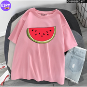 Kawaii - Oversized Printed Pink T shirt in bangladesh