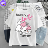 Kawaii - Oversized Printed White T shirt