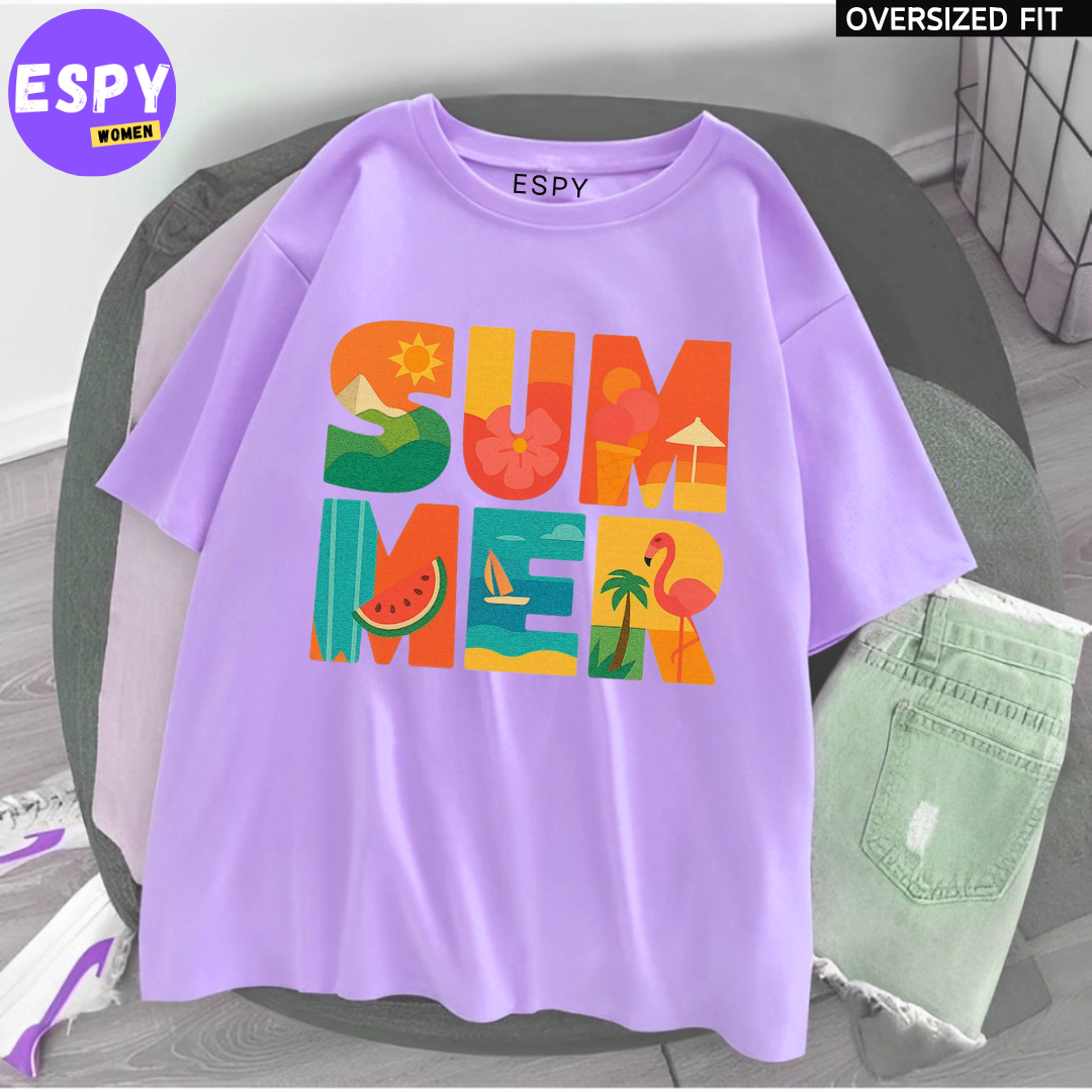 Urban Kawaii Oversized T-Shirt – Women’s Loose Summer Fit