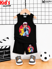 Kids Cotton Tank Top and Shorts Set for Boys & Girls