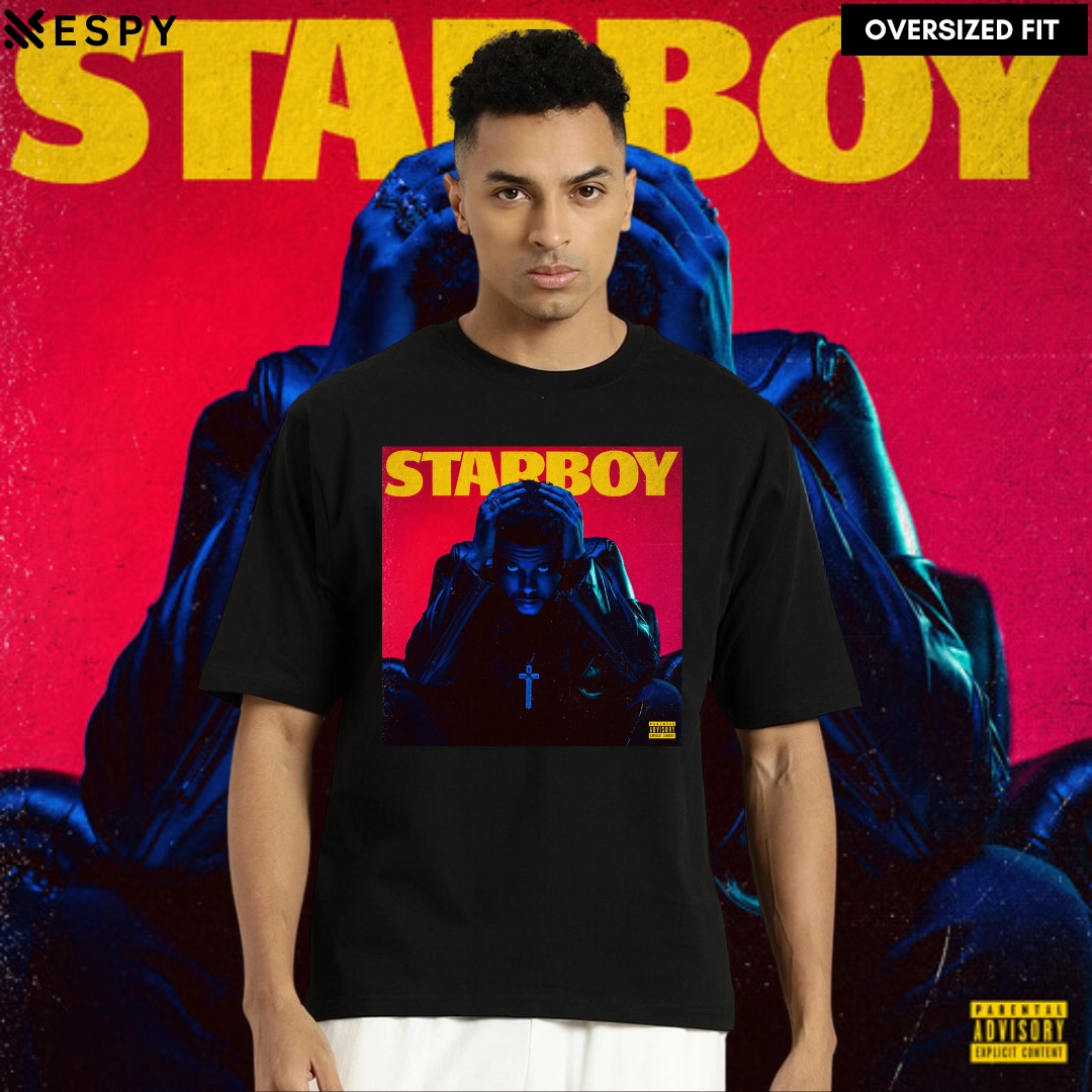 EspyBD Starboy Premium Oversized T shirt EspyBD best selling men MUSIC PRINTED T SHIRT