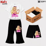 Kids 3-Piece Outfit Bundle Set – T-Shirt, Flared Pant & Shorts