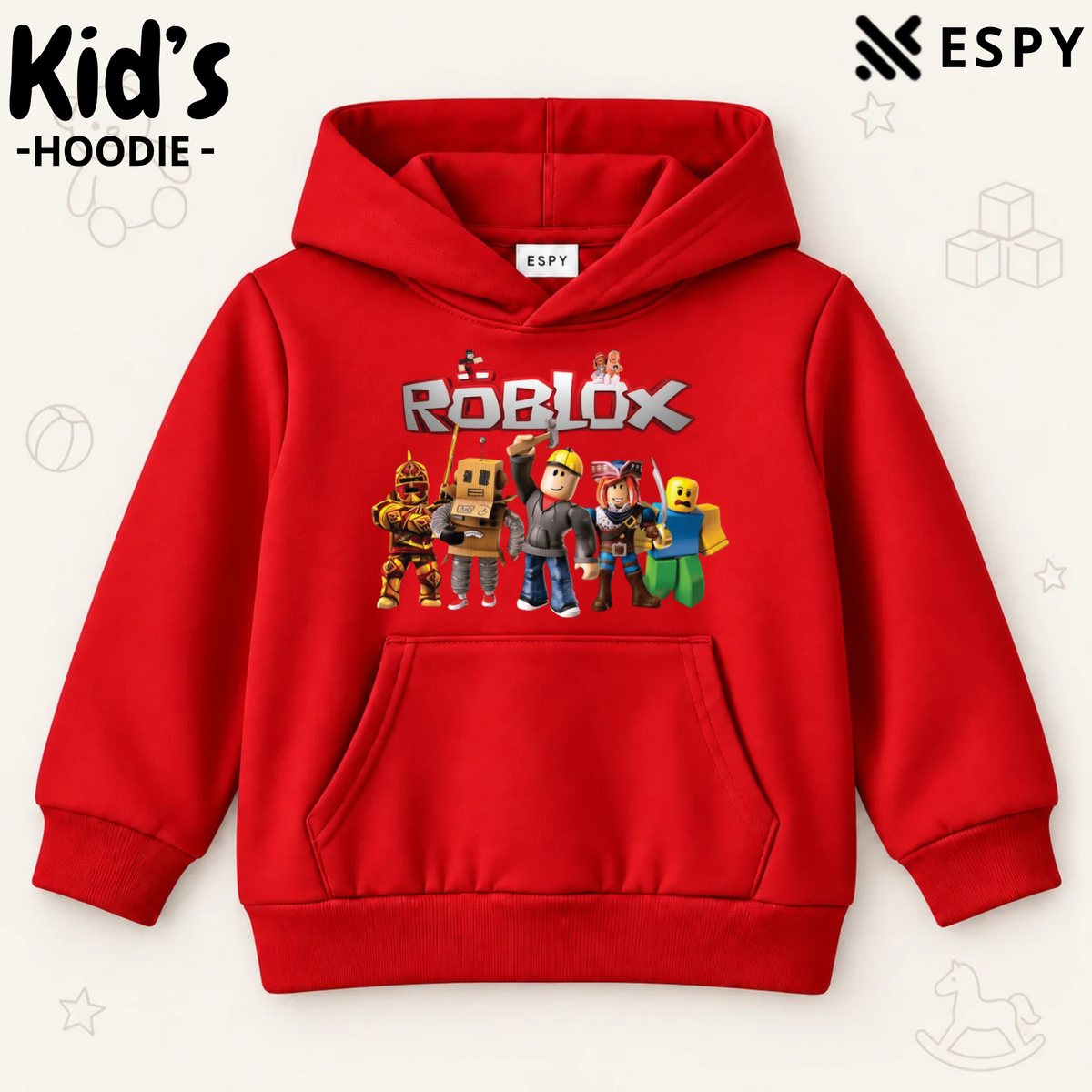 Kids Roblox Premium Cotton Hoodie –  10/11 Year