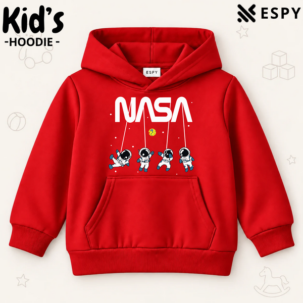Kids NASA Print Cotton Hoodie – 10/11 Year