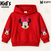 Girls Mini Mouse Design Cotton Hoodie – 10/11 Year
