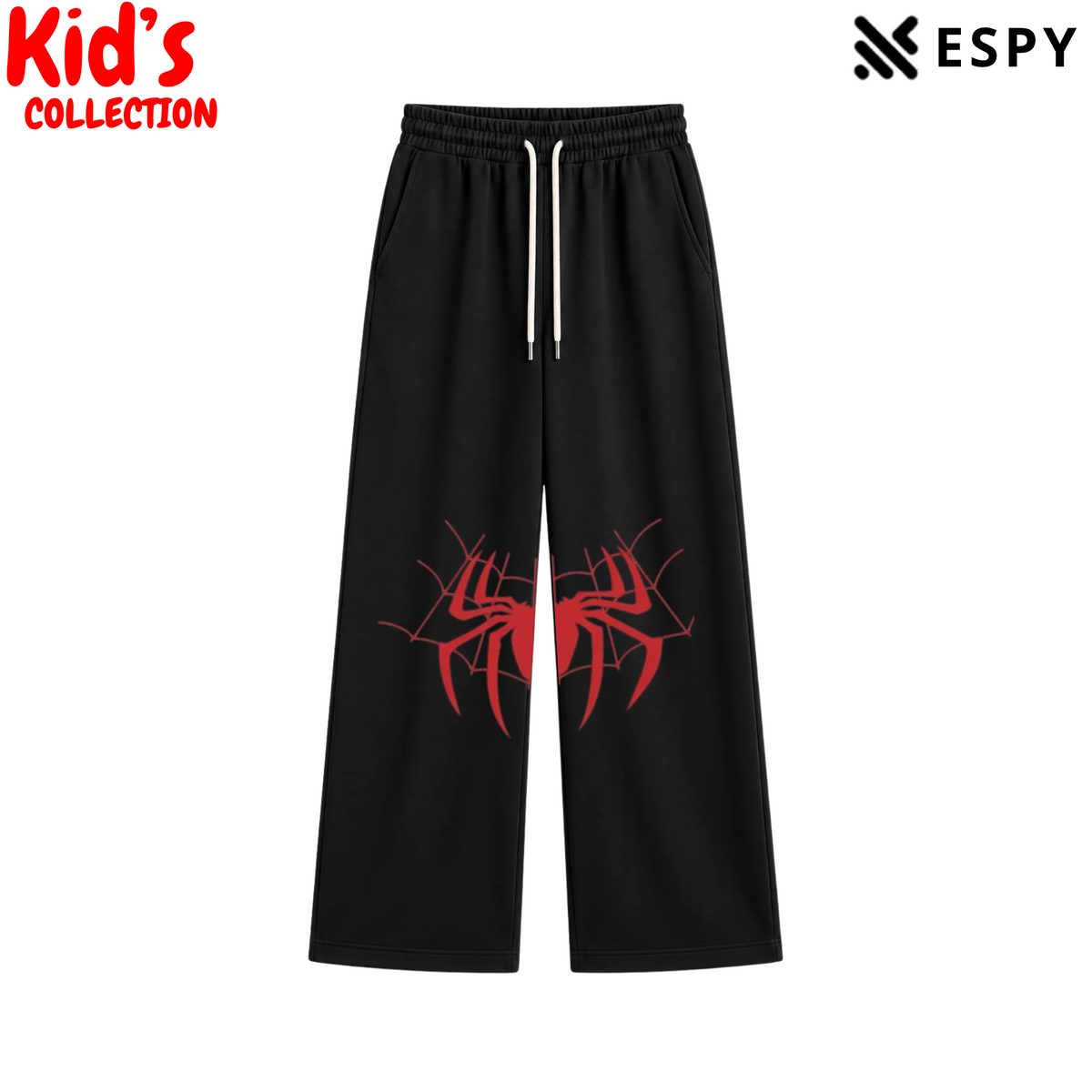 Kids Korean Style Spider-Man Hoodie & Baggy Trouser Set