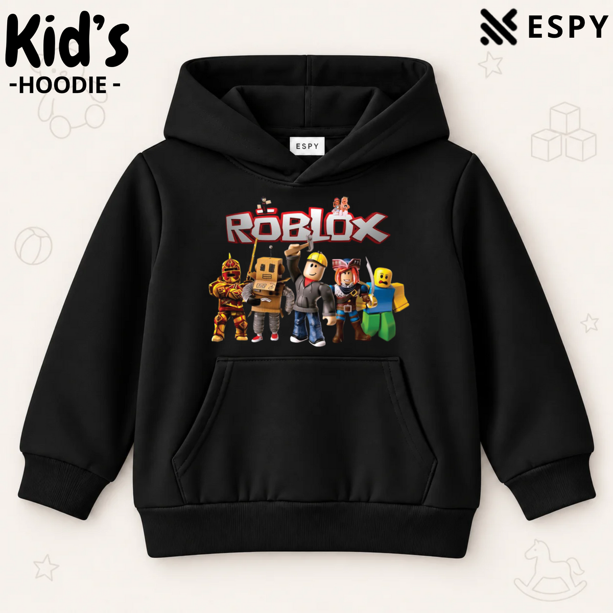 Kids Roblox Premium Cotton Hoodie –  10/11 Year