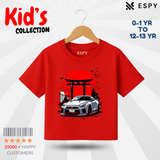 Kids Premium Drop Shoulder T-Shirt - Car