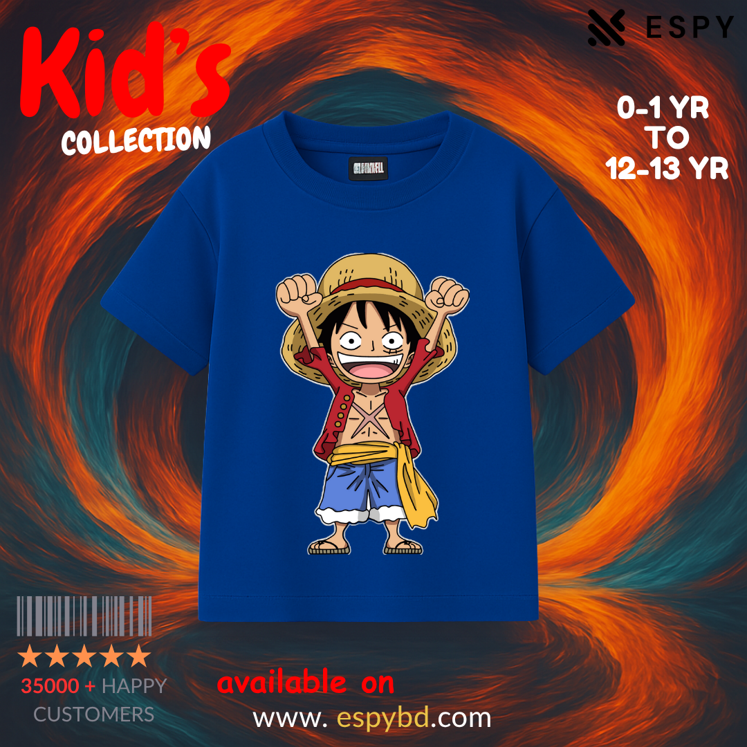 Kids Premium Drop Shoulder T-Shirt - ONE PIECE