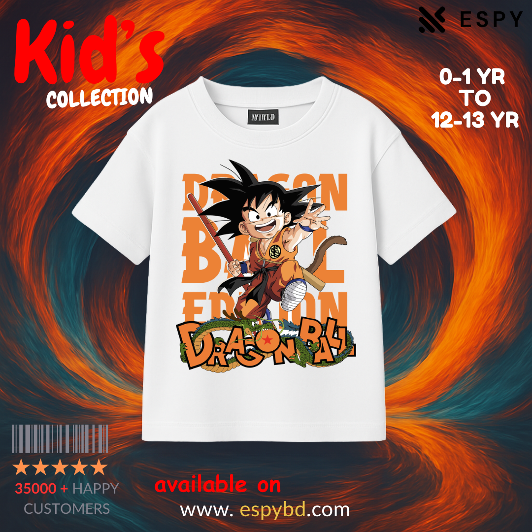 Kids Premium Drop Shoulder T-Shirt - DRAGON BALL Z