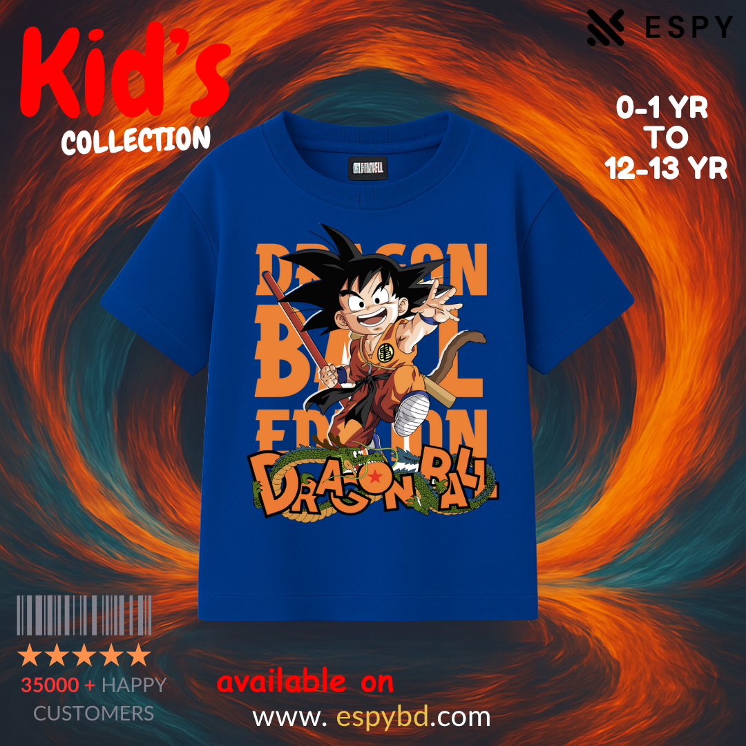 Kids Premium Drop Shoulder T-Shirt - DRAGON BALL Z