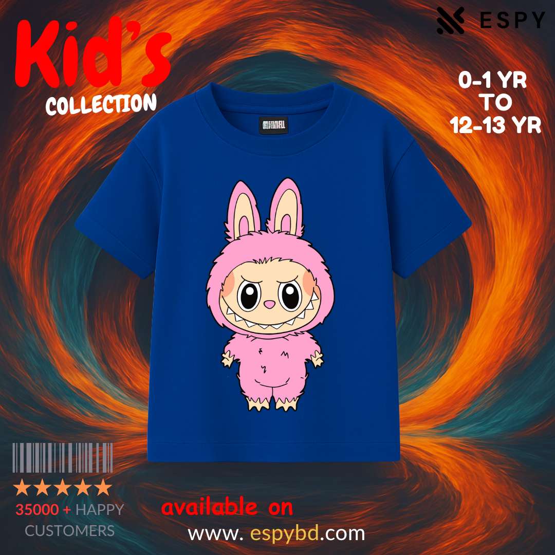 Kids Drop Shoulder T shirt - Labubuu