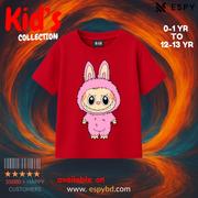 Kids Drop Shoulder T shirt - Labubuu