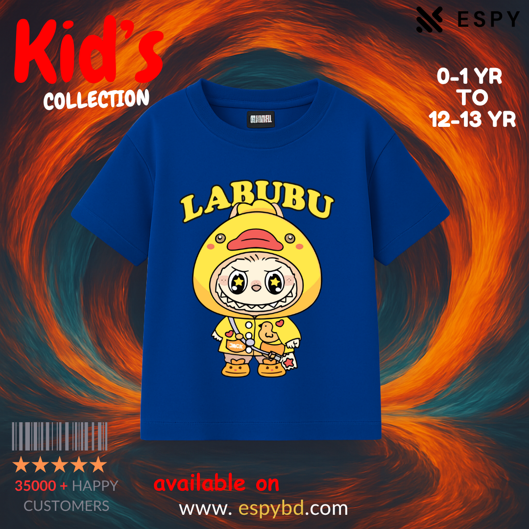 Kids Drop Shoulder T shirt - Labubuu
