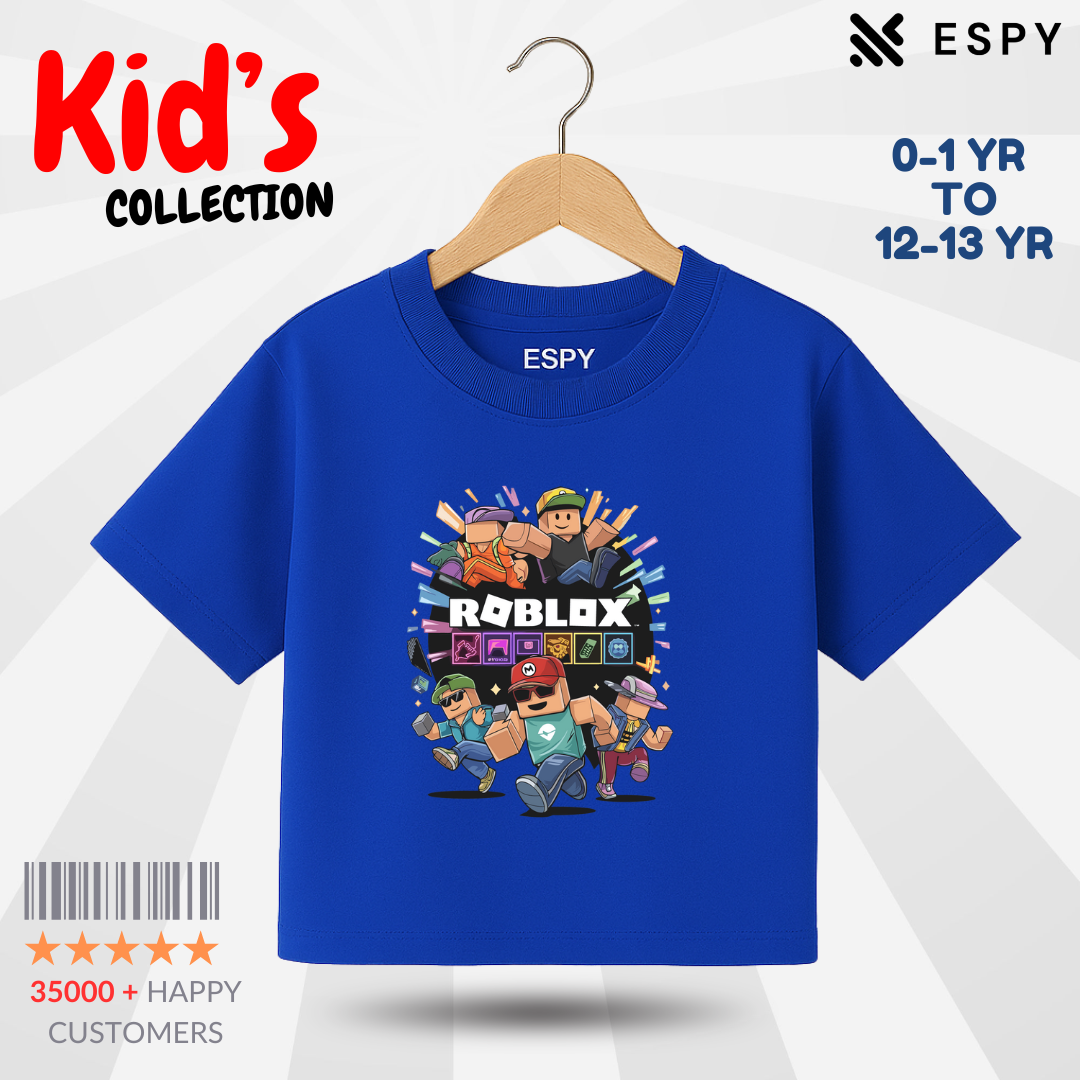 Kids Premium Drop Shoulder T-Shirt - Roblox