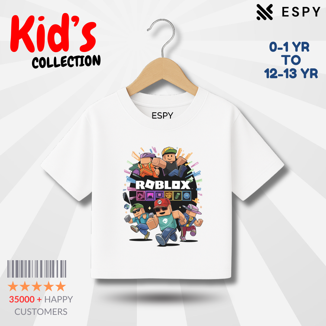 Kids Premium Drop Shoulder T-Shirt - Roblox