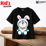 Doraemon Bunny Kids Premium Cotton Drop Shoulder T-Shirt
