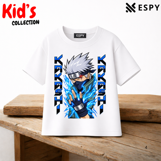 Lightning Kakashi Kids Anime Premium Cotton T-Shirt