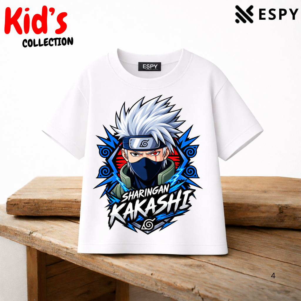Kakashi Kids Anime Premium Cotton T-Shirt