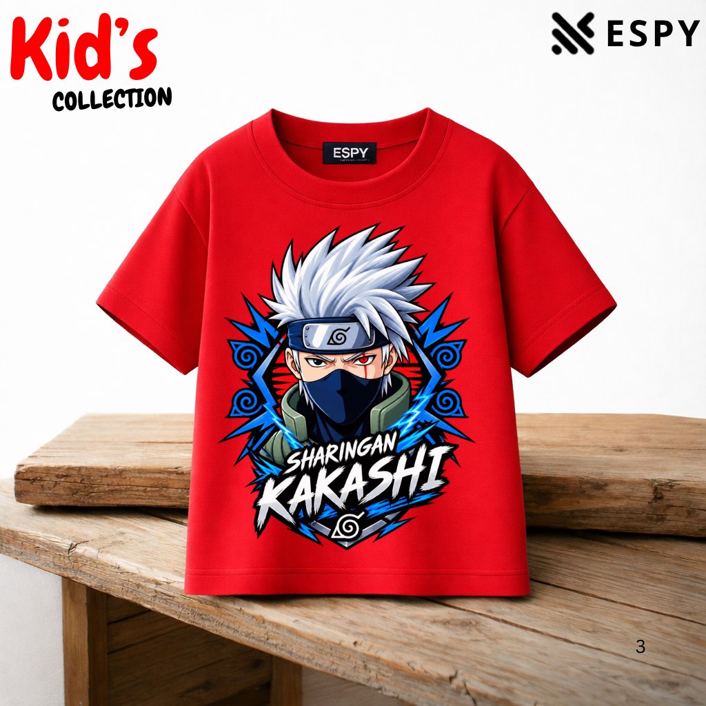 Kakashi Kids Anime Premium Cotton T-Shirt