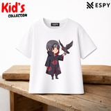 Itachi Uchiha Crow Kids Anime Premium Cotton T-Shirt