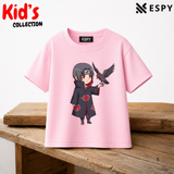 Itachi Uchiha Crow Kids Anime Premium Cotton T-Shirt