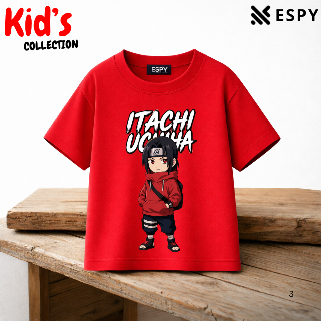 Itachi Uchiha Kids Anime Premium Cotton T-Shirt