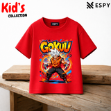 Goku Power Kids Anime Premium Cotton T-Shirt