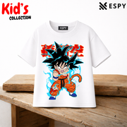 Kid Goku Kids Anime Premium Cotton Drop Shoulder T-Shirt