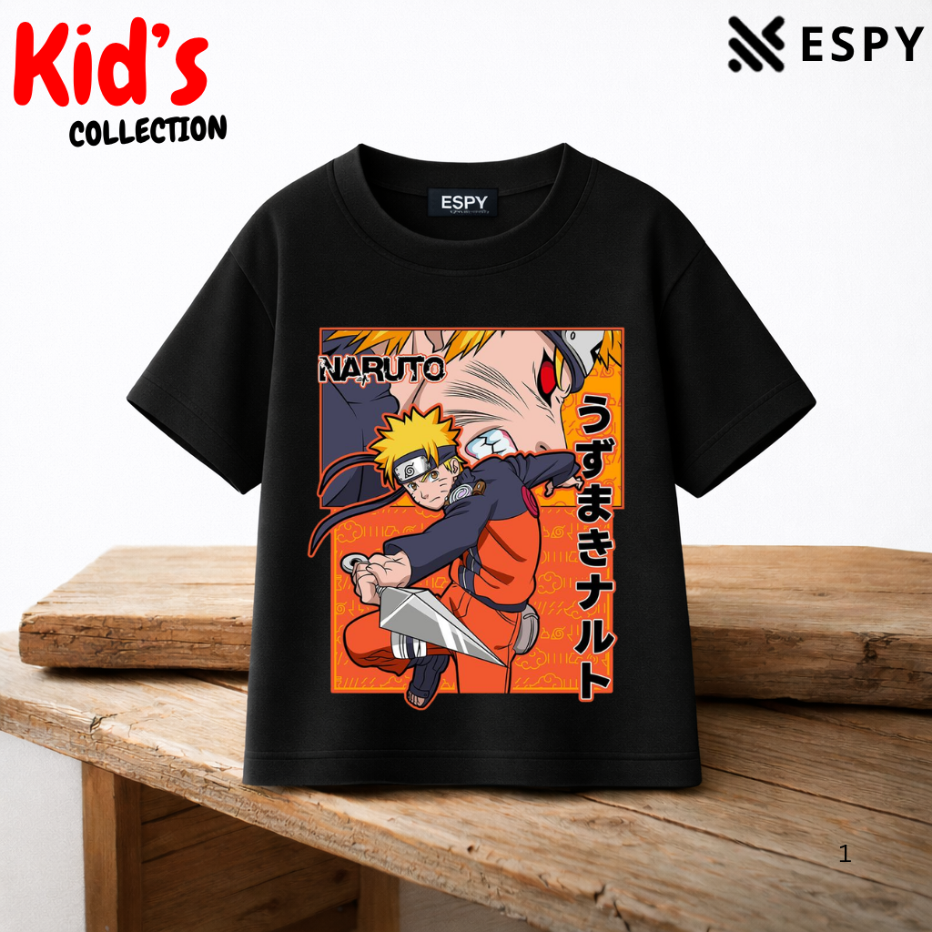 Naruto Uzumaki Action Kids Anime T-Shirt