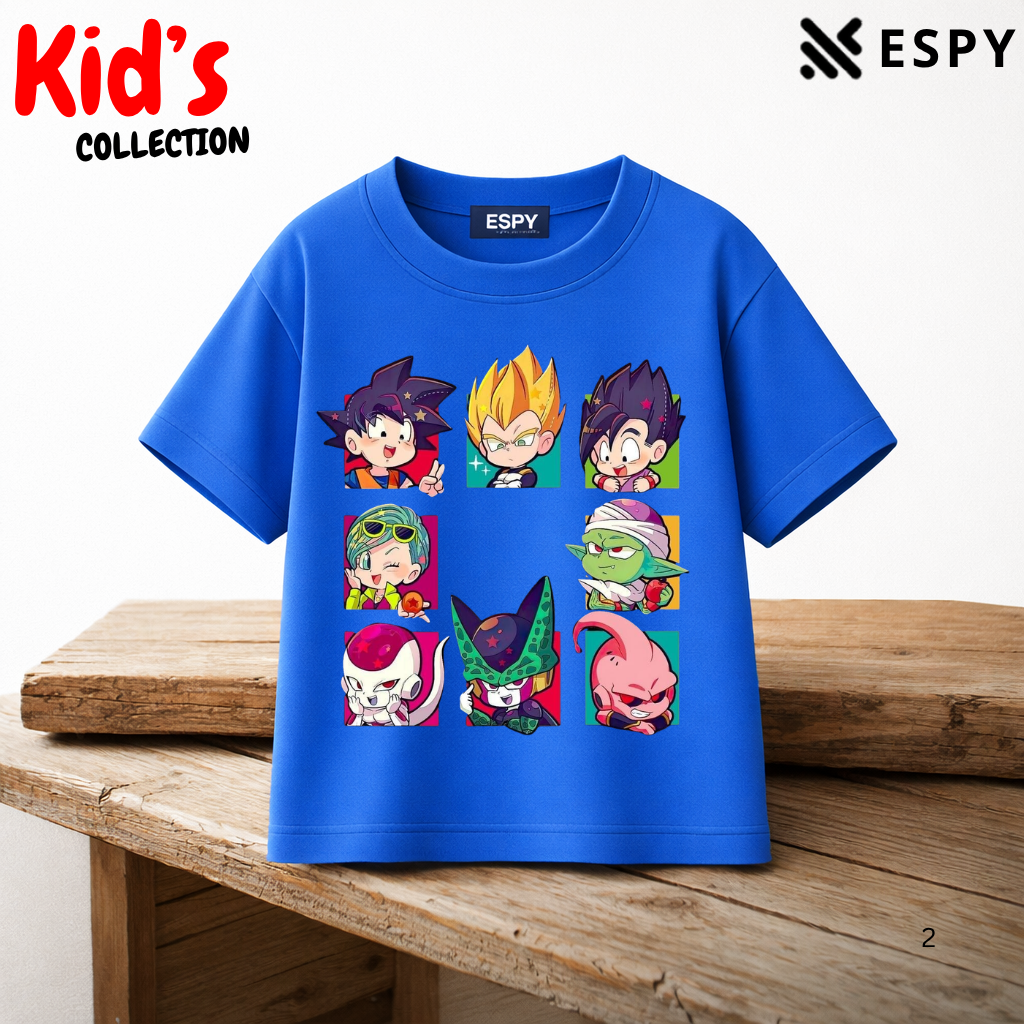 Dragon Ball Z  Kids Anime Premium Drop Shoulder T-Shirt