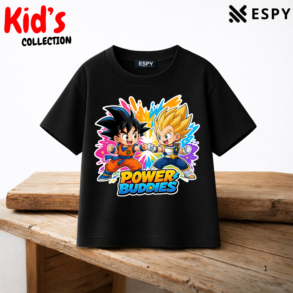 Goku & Vegeta Kids Anime Premium Cotton T-Shirt
