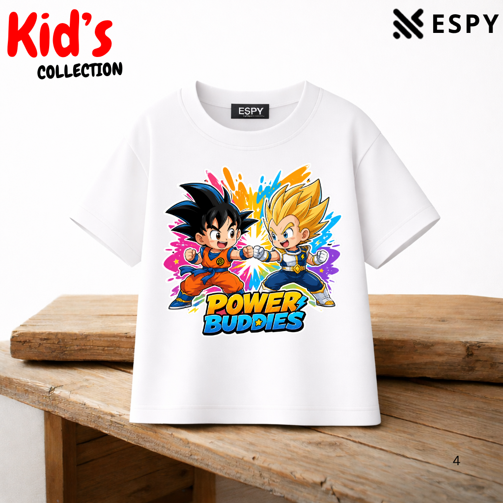 Goku & Vegeta Kids Anime Premium Cotton T-Shirt