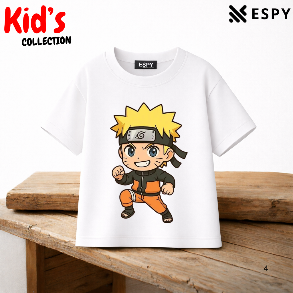 Naruto Chibi Kids Anime Premium Cotton T-Shirt